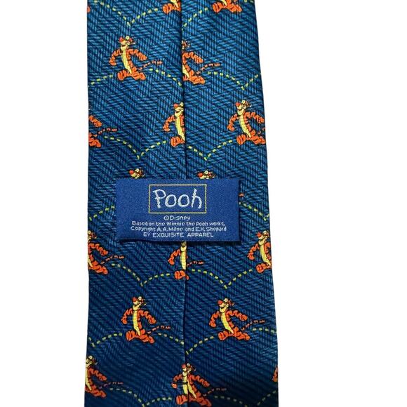Disney Winnie The Pooh Bouncing Tigger Cartoon Vintage Novelty Necktie - Picture 4 of 7
